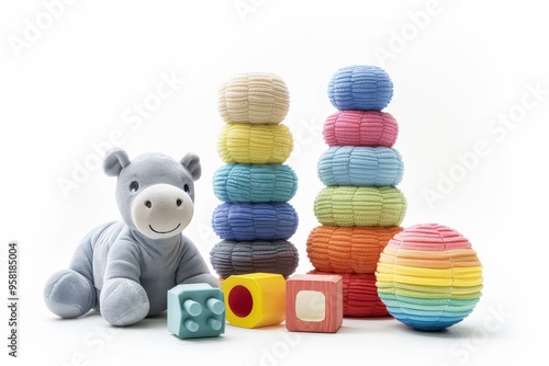Ptoy, pyramid, baby, isolated, color, colorful, play, green, child, yellow, red, childhood, object, plastic, game, white, blue, fun, rainbow, stack, kid, bright, education, ring, 3d
