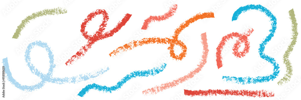 Brush line stroke squiggly paint set. Hand drawn doodle swirl wave brush curly charcoal stroke. Line squiggly paint curly hand drawn ink calligraphy elements. Vector illustration. Brush line stroke squiggly paint set. Hand drawn doodle swirl wave brush curly charcoal stroke. Line squiggly paint curly hand drawn ink calligraphy elements. Vector illustration.