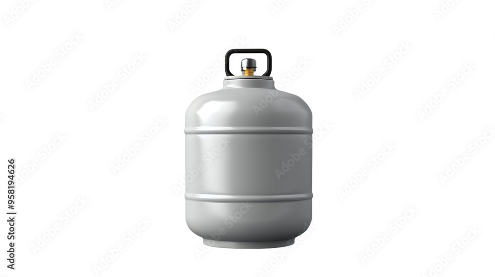 3D Gray LPG Gas Cylinder with Transparent Background
3D Gray LPG Gas Cylinder with Transparent Background