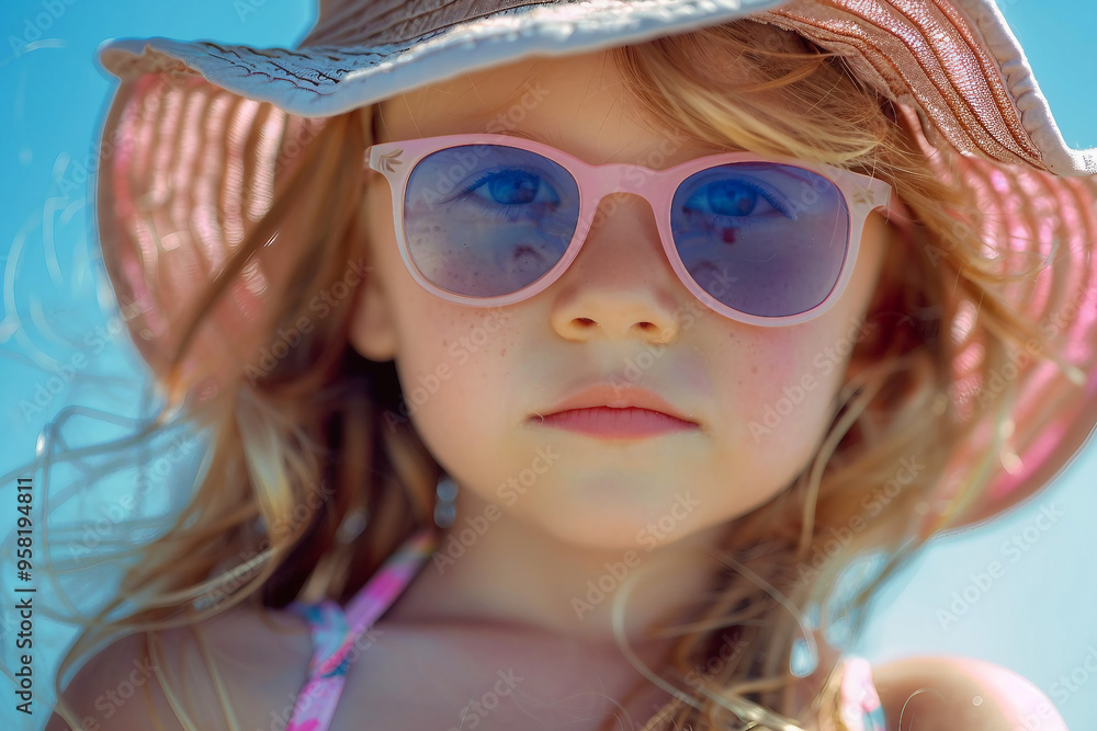 Funny children kids playing at the beach seaside poolside aquapark summer leisure weekend time, Generative AI Funny children kids playing at the beach seaside poolside aquapark summer leisure weekend time, Generative AI