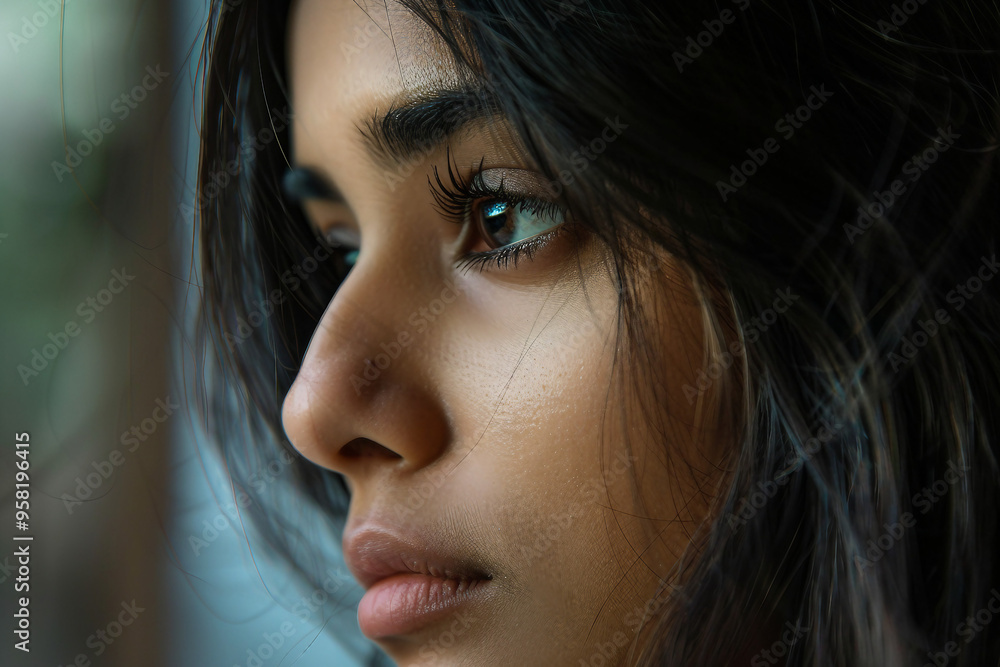 Generative AI creative illustration of desperate person with mental disorder health problems Generative AI creative illustration of desperate person with mental disorder health problems