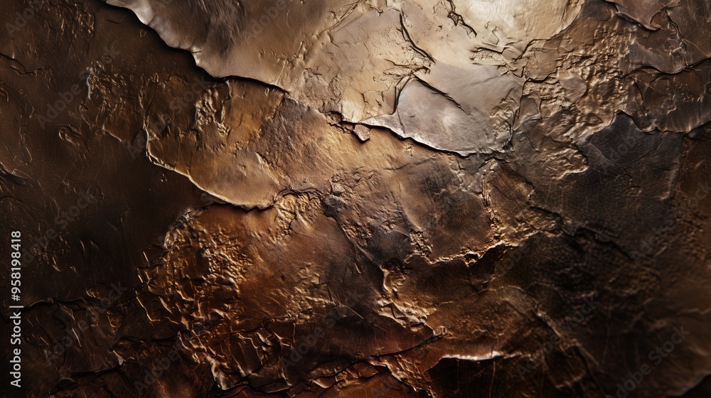 Close-up of a textured bronze surface with natural weathering patterns, showcasing a rugged metallic look and varied surface details. Close-up of a textured bronze surface with natural weathering patterns, showcasing a rugged metallic look and varied surface details.