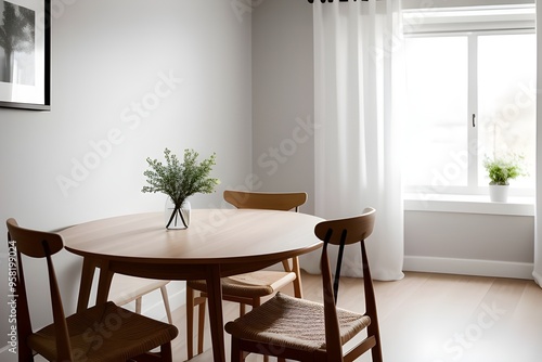 dining room with table