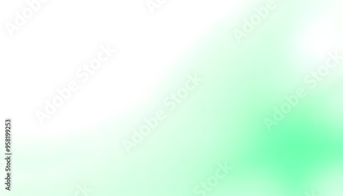 Soft green and white gradient blur background