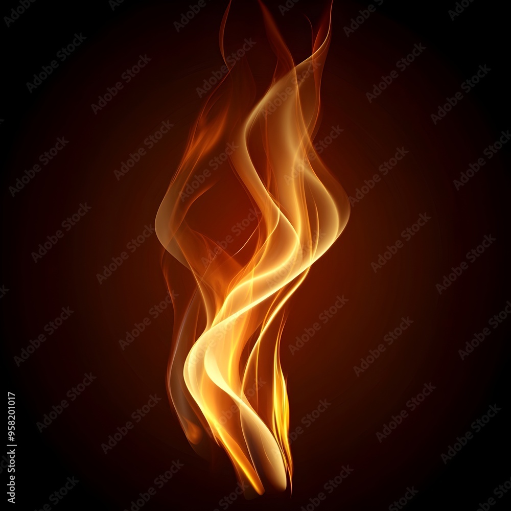 Mesmerizing Abstract Blaze of Fiery Flames Radiating Energy and Intensity Mesmerizing Abstract Blaze of Fiery Flames Radiating Energy and Intensity