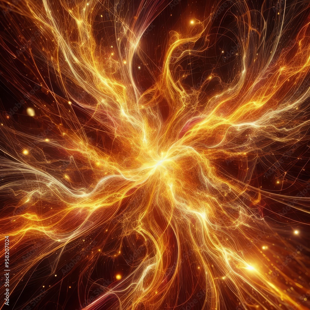 Vibrant golden lightning energy dynamic texture background
Vibrant golden lightning energy dynamic texture background