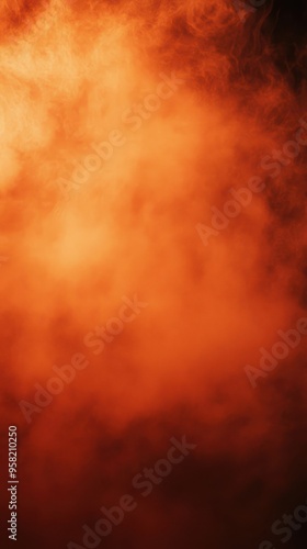 Dark Red and Black Fog Background