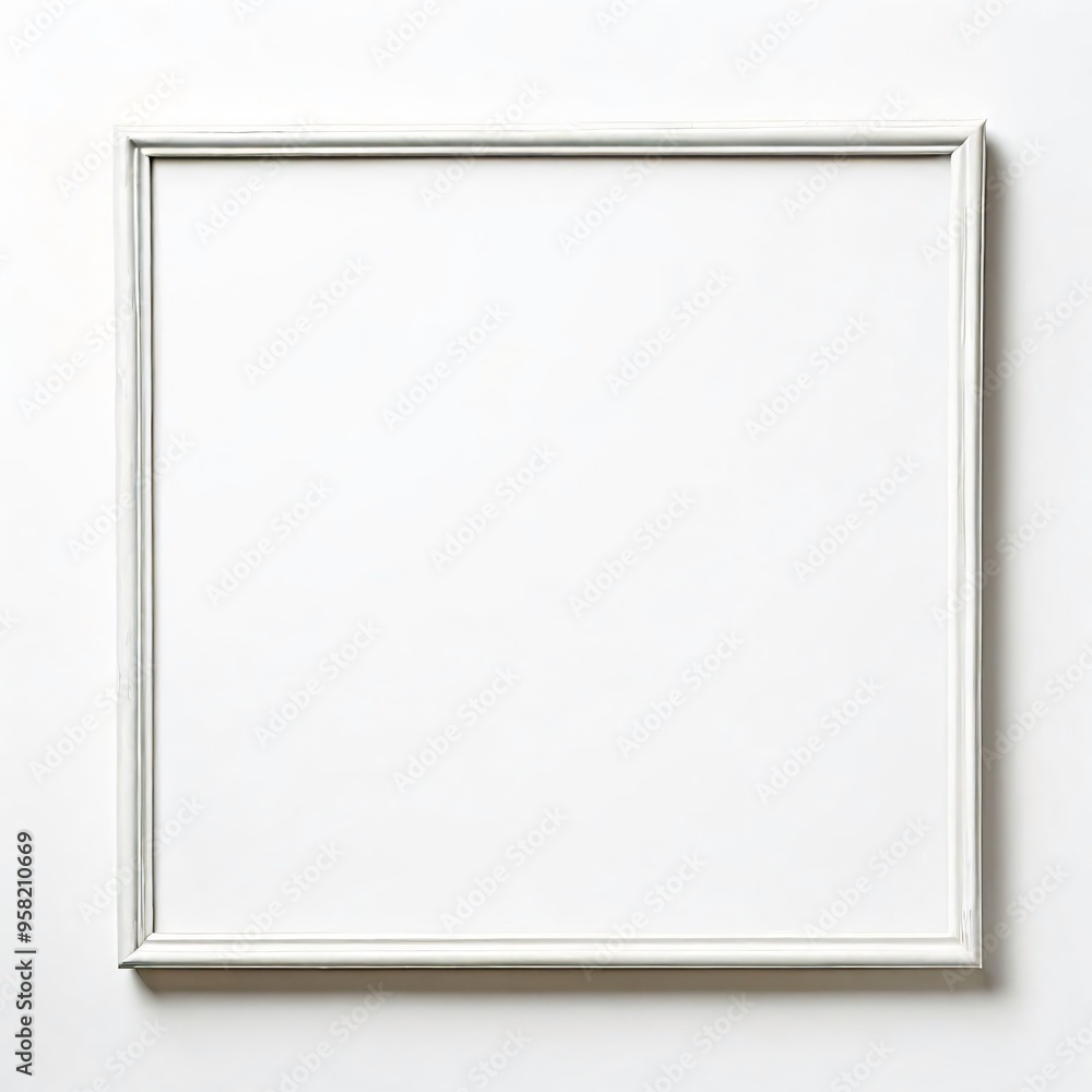 Fototapeta premium blank frame on a white background
