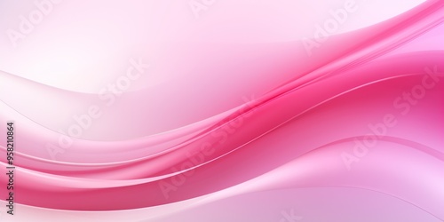 Pastel tone electric pink white gradient defocused abstract photo smooth lines pantone color background