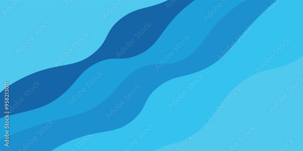 Abstract blue wave background. dynamic shape composition, subtle color gradations, suitable for your design templates such as poster Abstract blue wave background. dynamic shape composition, subtle color gradations, suitable for your design templates such as poster