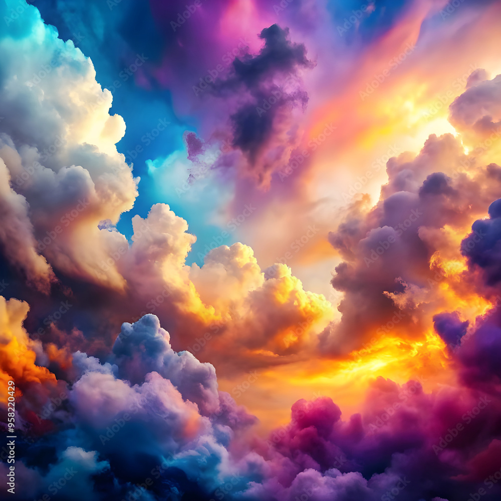 colorful clouds texture colorful clouds texture