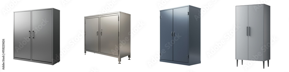 Isolated flat-panel cabinet on transparent background Isolated flat-panel cabinet on transparent background