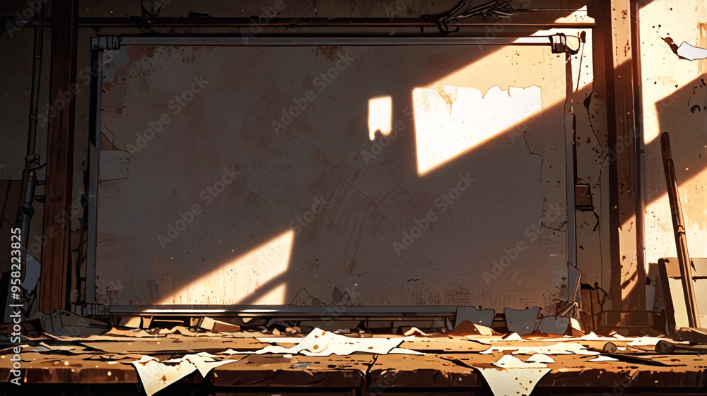 Obraz premium old abandoned factory