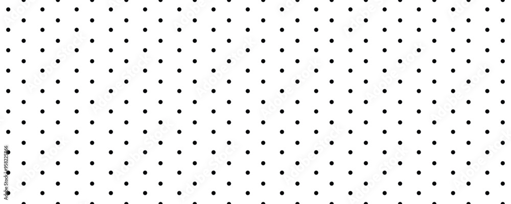 Seamless pattern of black polka dots on a white background. Abstract polka dot pattern background. Seamless pattern of black polka dots on a white background. Abstract polka dot pattern background.