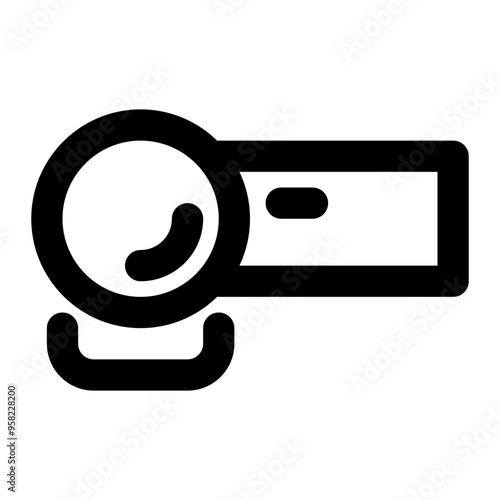 handycam, video, camera, recorder, device, gadget, technology outline icon