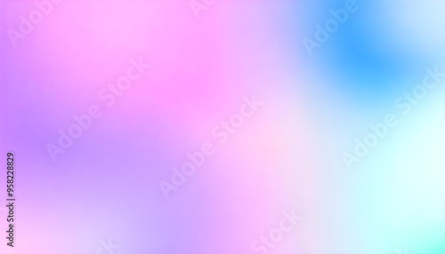 Gradient blurred soft smooth background in shades of pink and purple. Gradient background with soft, blurred colors transitioning from pink to blue