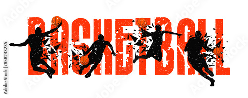 Basketball Playing design vector