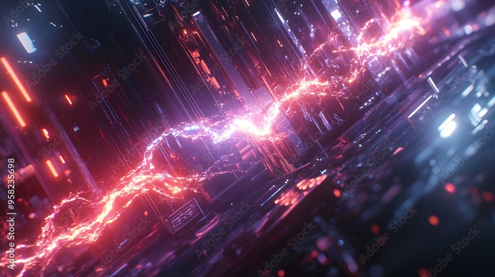 electric lighting, abstract electrical background electric lighting, abstract electrical background