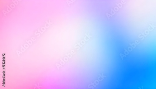 Soft smooth pink blue blurred gradient background. Gradient background with soft, blurred colors transitioning from pink to blue