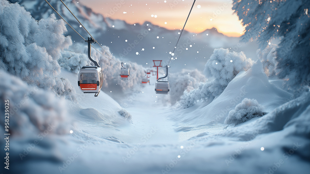 Mini Skiing Adventure on Smartphone in Snowy Alpine Landscape
Mini Skiing Adventure on Smartphone in Snowy Alpine Landscape
