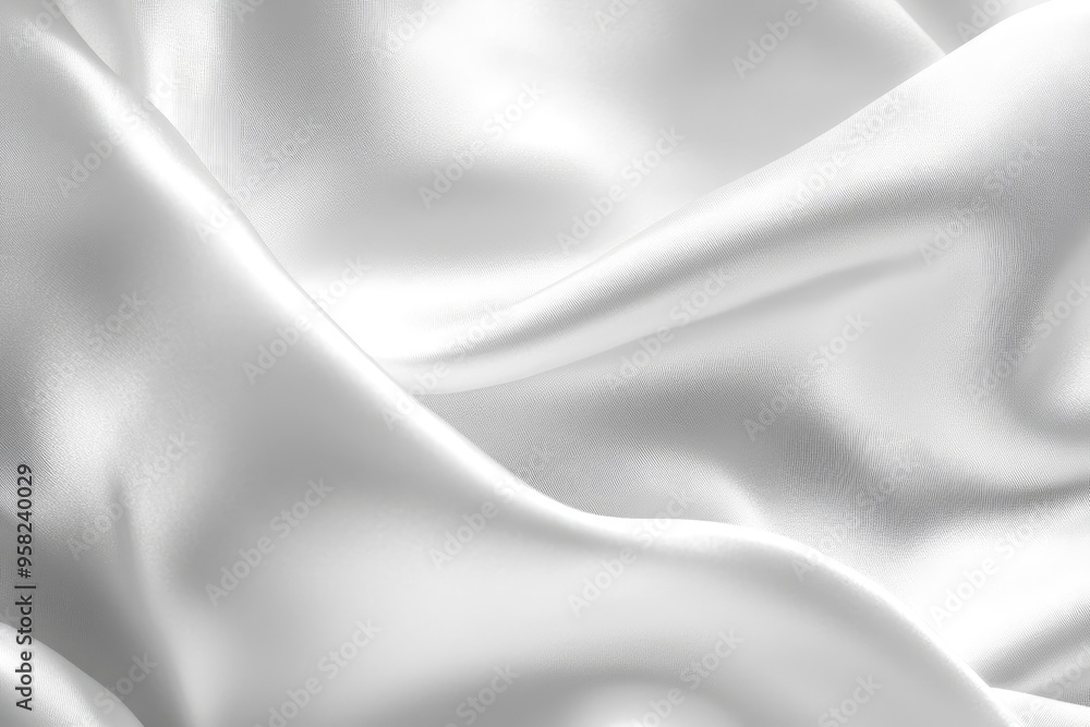 White gray satin texture that is white silver fabric silk panorama background with beautiful soft blur pattern natural , ai White gray satin texture that is white silver fabric silk panorama background with beautiful soft blur pattern natural , ai