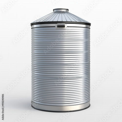 Grain Silo Isolated