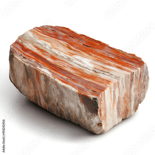 Petrified Wood Isolated
