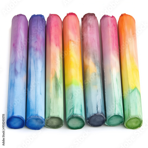 Sidewalk Chalk Isolated