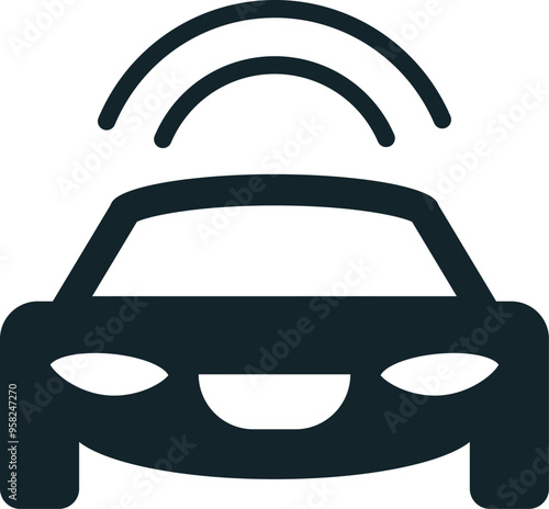 Smart car receiving data for self driving in smart city