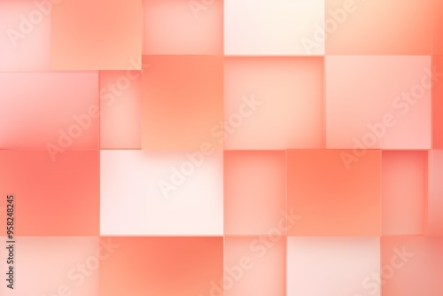 Peach minimalistic geometric abstract background with seamless dynamic square suit for corporate, business, wedding art display products blank 