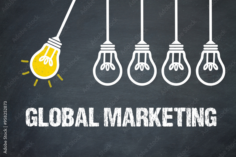 Fototapeta premium Global Marketing 