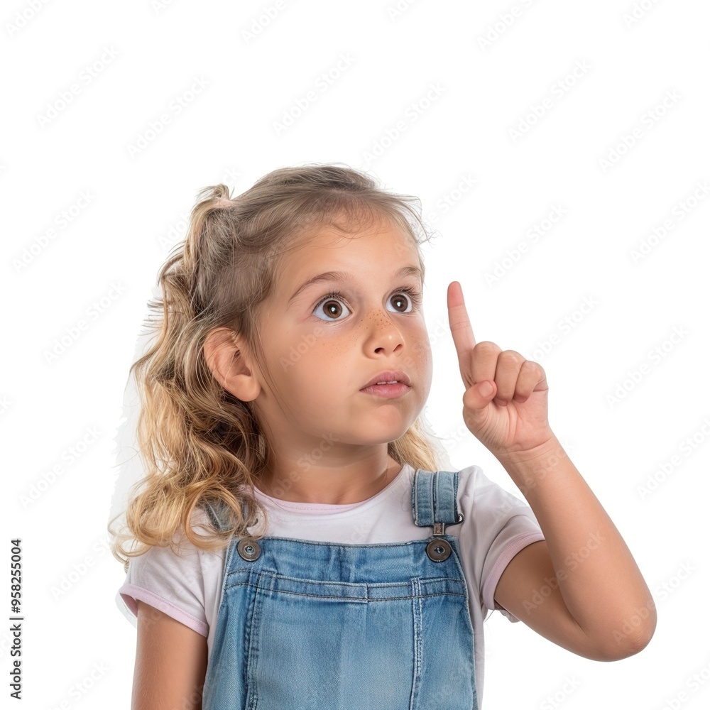 Little caucasian student girl over isolated Little caucasian student girl over isolated