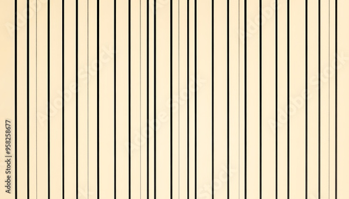 Thin, repeating lines or stripes, either vertical or horizontal, on a neutral background