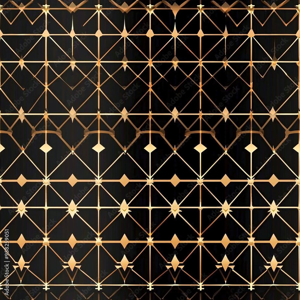 Luxury golden abstract geometric pattern background, tile Luxury golden abstract geometric pattern background, tile