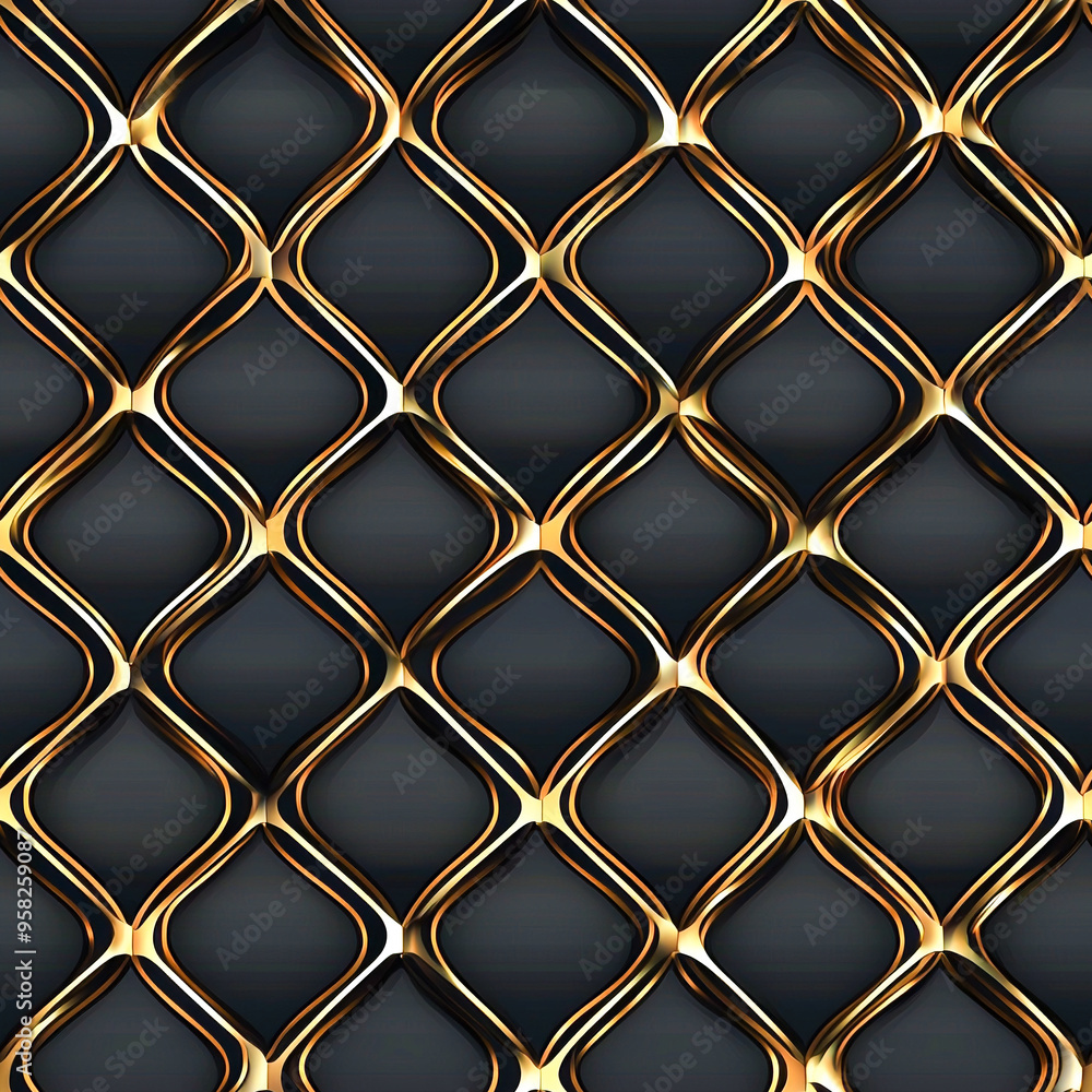 Luxury golden abstract geometric pattern background, tile Luxury golden abstract geometric pattern background, tile