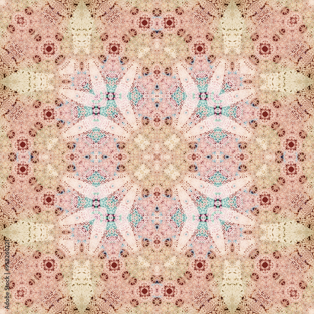Square seamless pattern. the texture is symmetrically woven Square seamless pattern. the texture is symmetrically woven