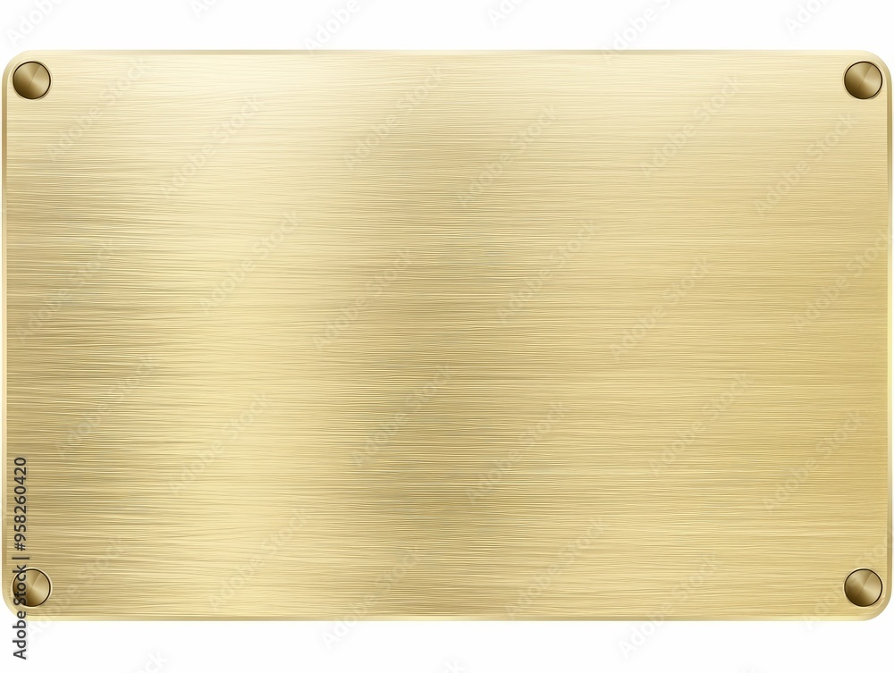 Blank brass plate Blank brass plate