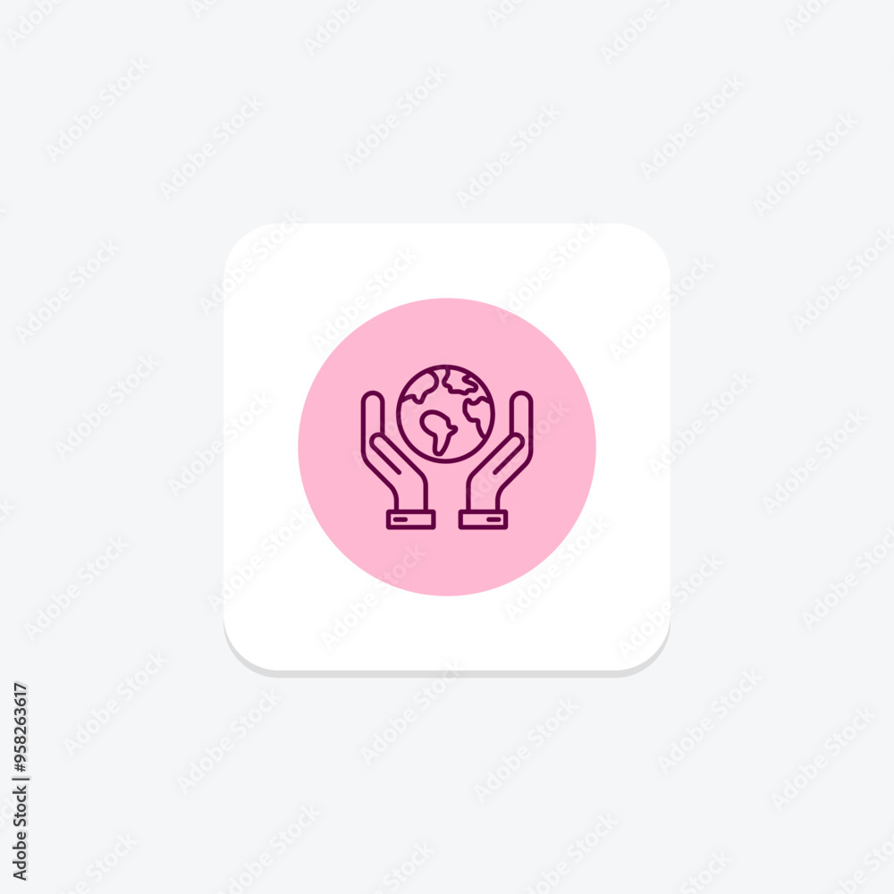 Environmental Conservation line icon , vector, pixel perfect, illustrator file Environmental Conservation line icon , vector, pixel perfect, illustrator file
