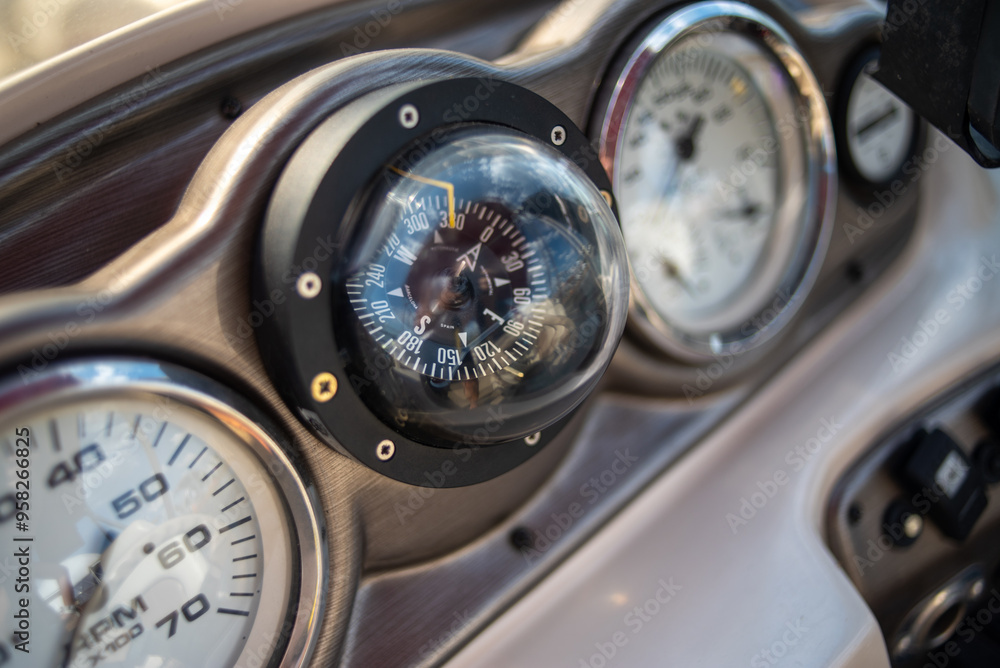 compass on boat