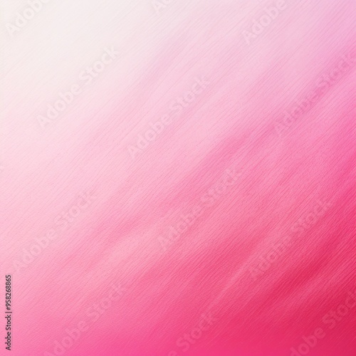 Pink and white gradient noisy grain background texture painted surface wall blank empty pattern with copy space for product design