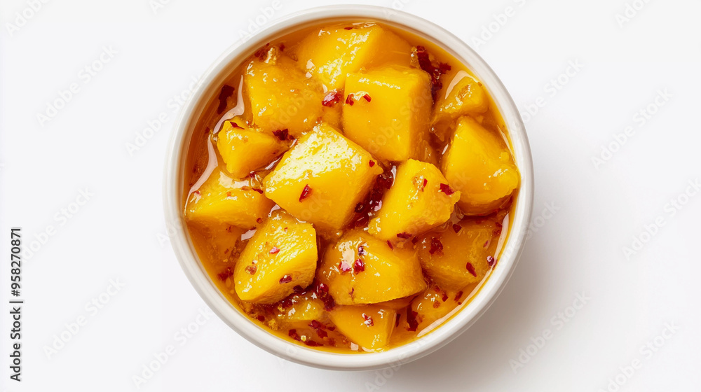 Aloo ki sabji isolated on white background Aloo ki sabji isolated on white background