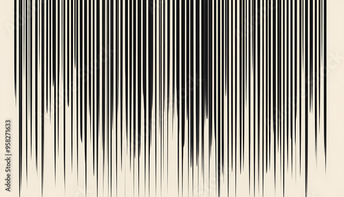 Thin, repeating lines or stripes, either vertical or horizontal, on a neutral background