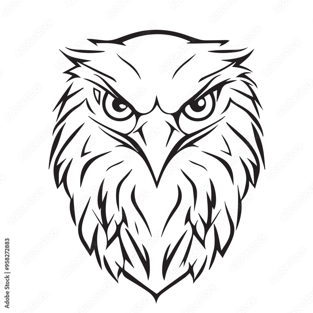 Eagle in cartoon, doodle style . Image for t-shirt, web, mobile apps and ui. Isolated 2d vector illustration in logo, icon, sketch style, Eps 10, black and white. AI Generative Eagle in cartoon, doodle style . Image for t-shirt, web, mobile apps and ui. Isolated 2d vector illustration in logo, icon, sketch style, Eps 10, black and white. AI Generative