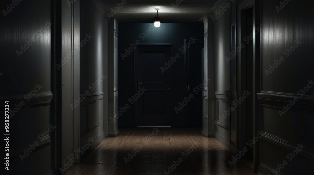 A long darkened Corridor at home A long darkened Corridor at home