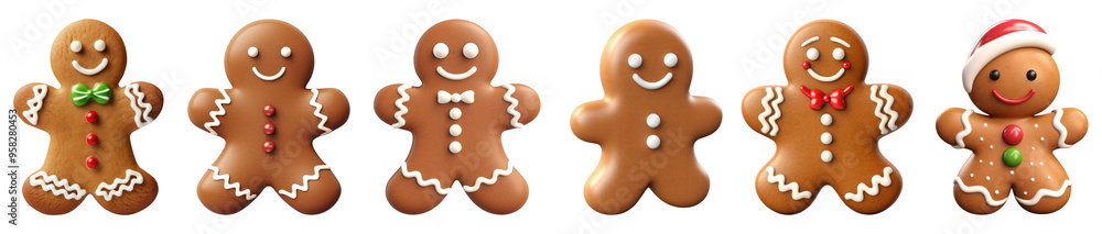 Christmas ornament png cut out element set Christmas ornament png cut out element set