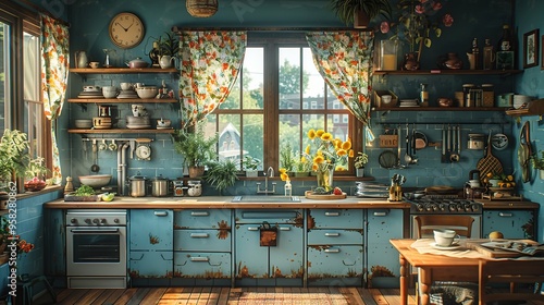 Rustic Country Kitchen