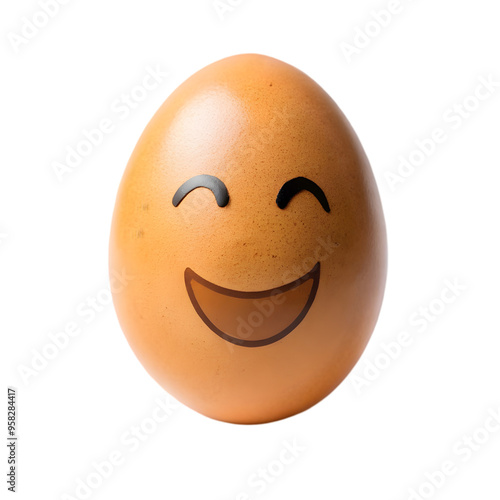 Wallpaper Mural egg with emoji drawing isolated on transparent background Torontodigital.ca