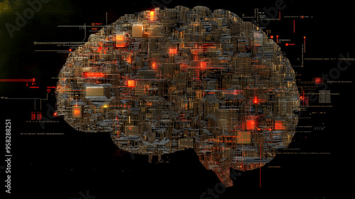 inteligência artificil ilustração