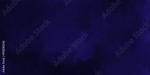 Wallpaper Mural Abstract dark blue watercolor cloudiness, mist, or smog background. Dark navy blue sky with black background and blurred pattern. Vivid textured aquarelle painted art design background. Torontodigital.ca