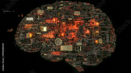 inteligência artificil ilustração